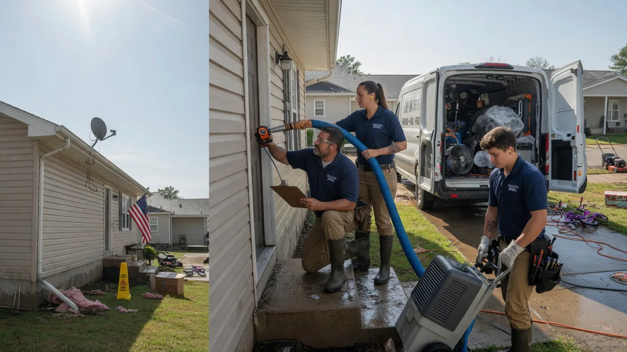 Ceiling Water Damage Restoration in Dundee, MS near me